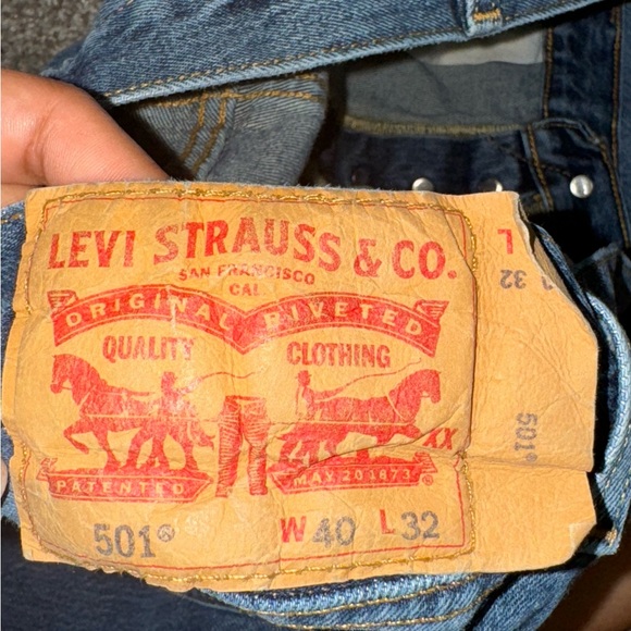 Vintage Levi’s 501 XX blue Jeans - Picture 2 of 11
